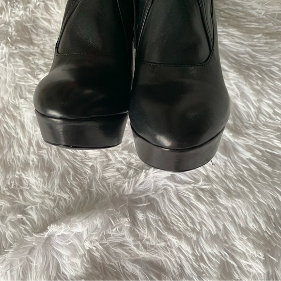 JAY ADONI BLACK PLATFORM BOOTS - Picture 5 of 9